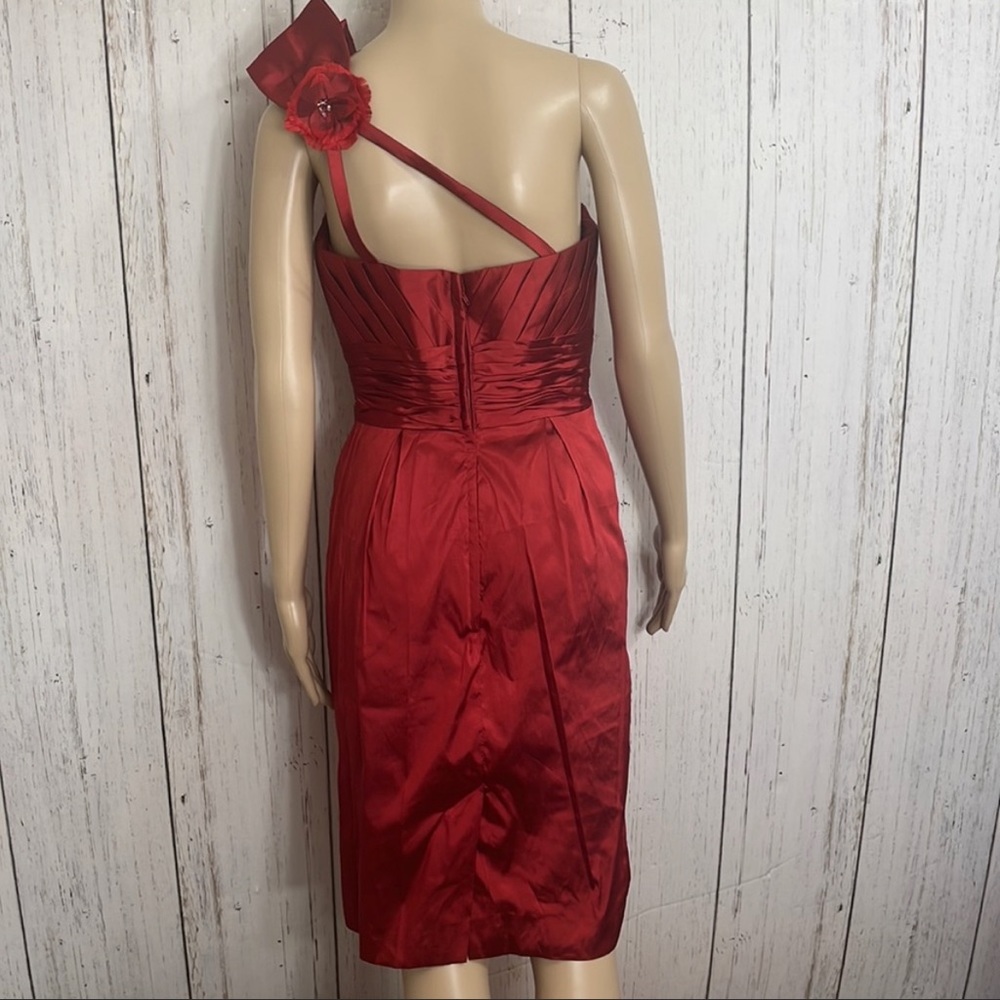 NWT Angelina Faccenda Ruby Red Cocktail Prom Homecoming Dress - Picture 2 of 12